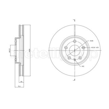Диск гальмівний METELLI 231790c