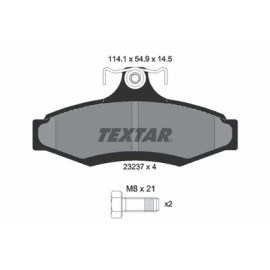 Тормозные колодки Textar 2323701