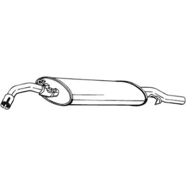 Глушитель Bosal 233409