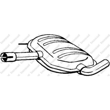 Глушитель Bosal 233487