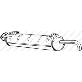 Глушитель Bosal 233565