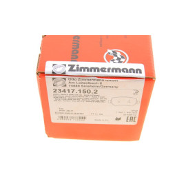 Колодки гальмівні дискові, комплект ZIMMERMANN 234171502