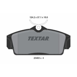 Комплект тормозных колодок из 4 шт. дисков Textar 2346302
