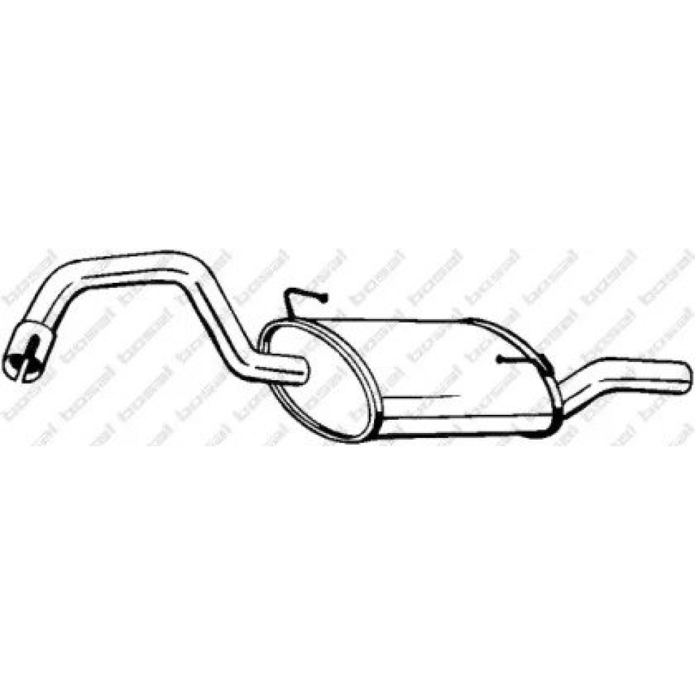 Глушитель Bosal 235931