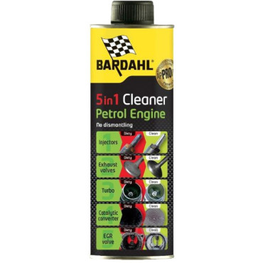 Присадка в бензин для очищування паливної системи 5в1 ENGINE CLEANER 0,5 л 2372B BARDAHL 2372b