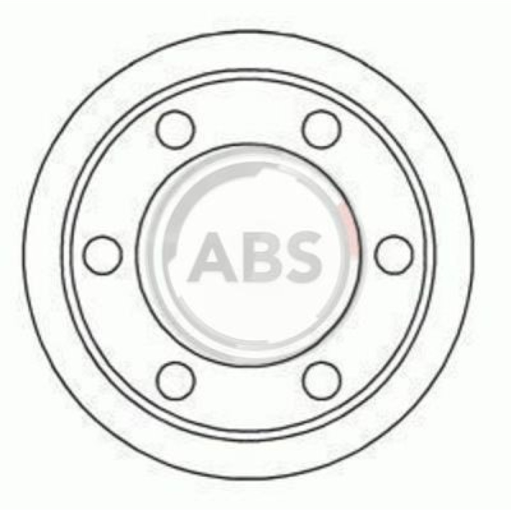 Гальмівний барабан задній ABS 2406s