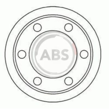 Тормозной барабан задний ABS 2406s