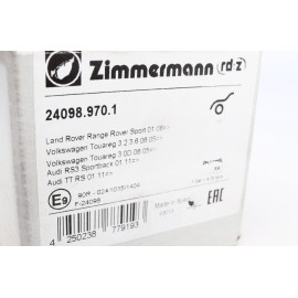 Колодки тормозные дисковые, комплект ZIMMERMANN 240989701