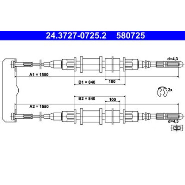 Комплект тормозных колодок TRW gdb1403dte