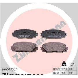 Колодки тормозные дисковые, комплект ZIMMERMANN 244511551