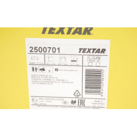 Комплект гальмівних колодок з 4 шт. дисків Textar 2500701