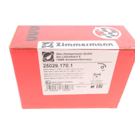 Колодки тормозные дисковые ZIMMERMANN 250291701