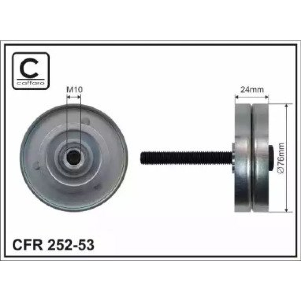 Ролик CAFFARO 25253