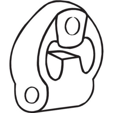 Гумка глушника Bosal 255011