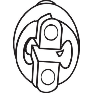 Гумка глушника Bosal 255381