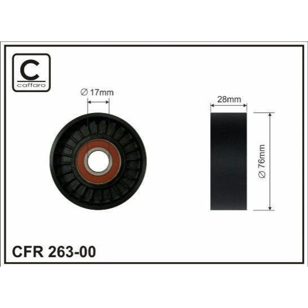 Ролик CAFFARO 26300