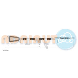 Трос ручного гальма ADRIAUTO 2802391