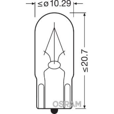 Автолампа OSRAM 2840
