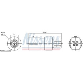 Датчик давления NISSENS 301003