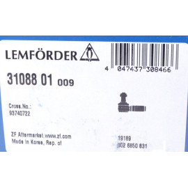 Накінечник кермової тяги LEMFORDER 3108801
