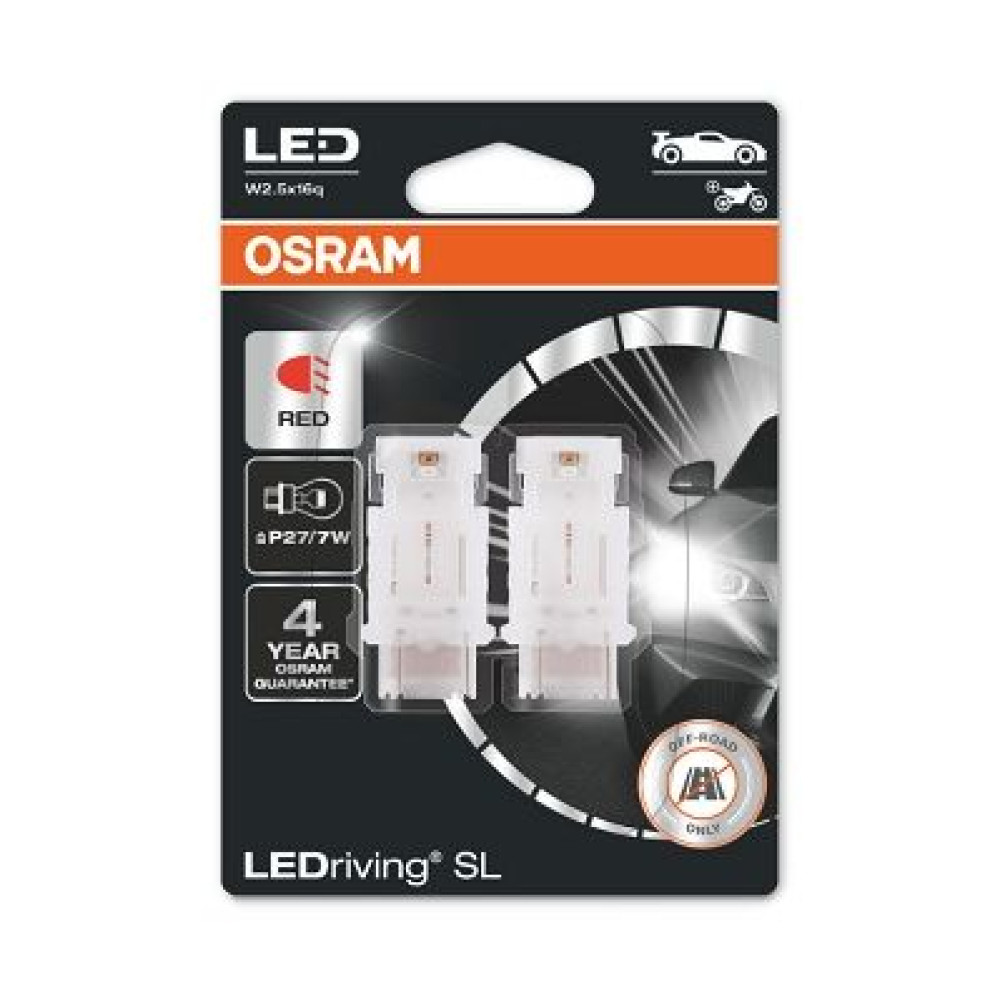 Комплект 2 шт. лампа светодиодная LED OSRAM 3157drp02b