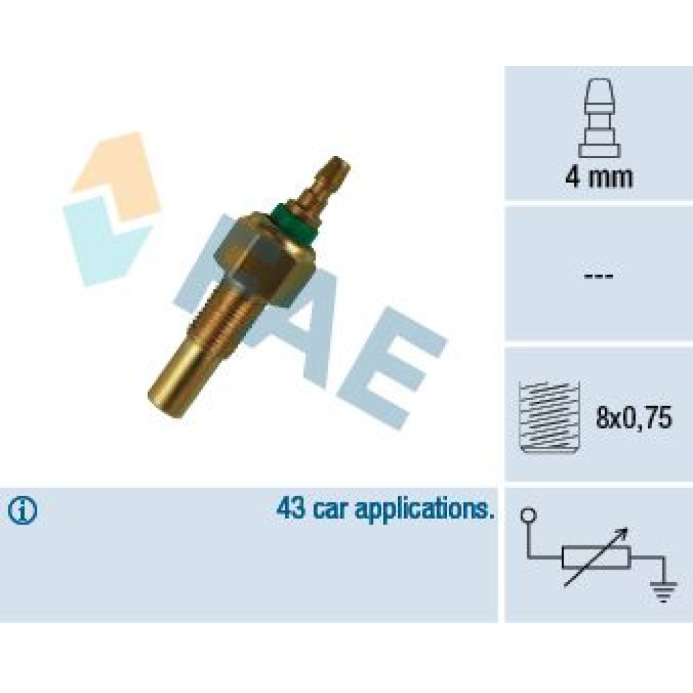 Датчик температури охолоджувальної рідини FAE 32170
