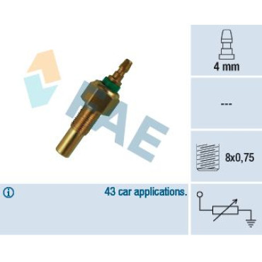 Датчик температури охолоджувальної рідини FAE 32170