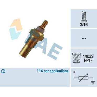 Датчик температури охолоджувальної рідини FAE 32190