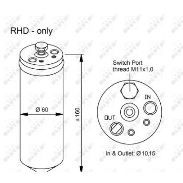 Осушувач кондиціонера NRF 33320