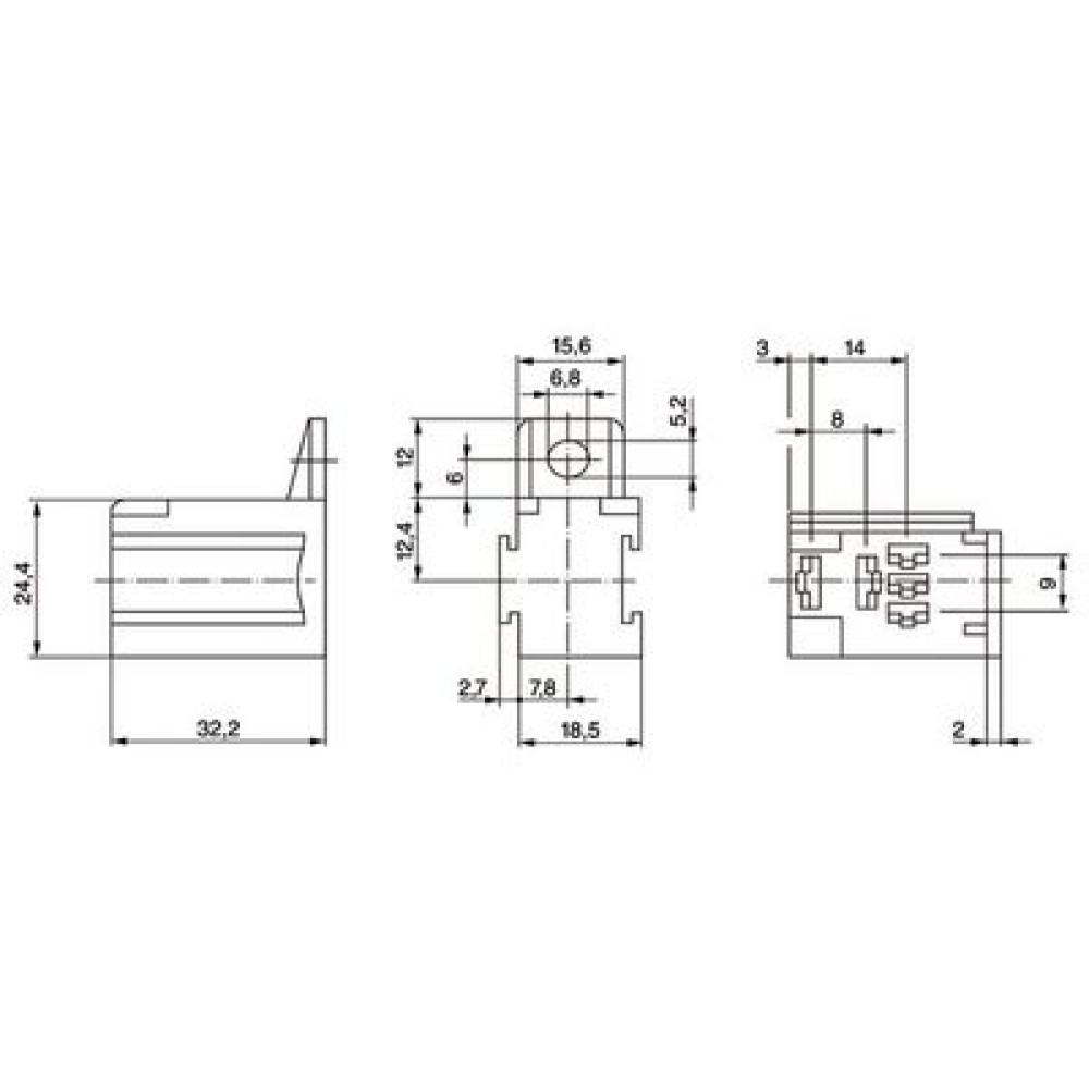 корпус псельного гнізда BOSCH 3334485045