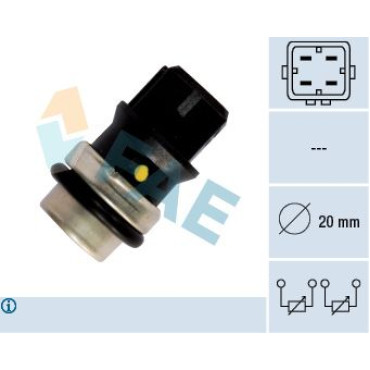 Датчик температури охолоджувальної рідини FAE 33640