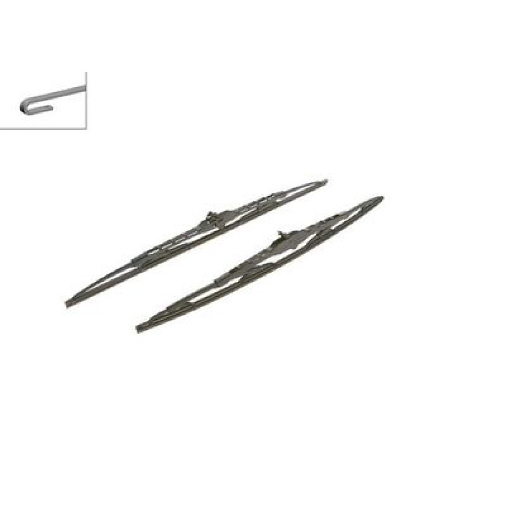Комплект щіток склоочисника каркасних Twin Spoiler 550/530 BOSCH 3397001582