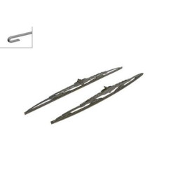 Комплект щіток склоочисника каркасних Twin Spoiler 550/530 BOSCH 3397001582