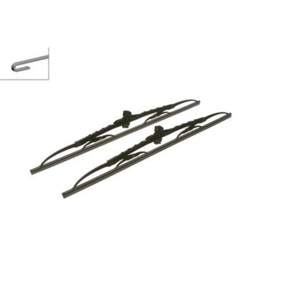 Комплект щіток склоочисника каркасних 500/500 BOSCH 3397005161