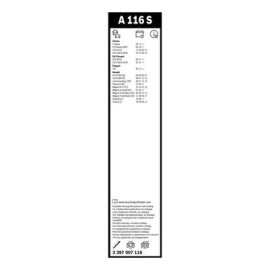 Комплект щіток склоочисника 600/400мм BOSCH 3397007116