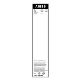 Комплект щеток стеклоочистителя BOSCH 3397009893