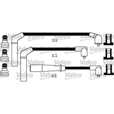 Комплект проводов зажигания VALEO 346443