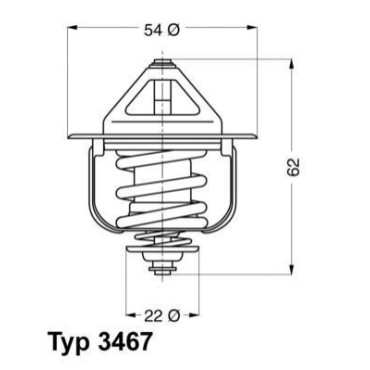 Термостат WAHLER 346785d