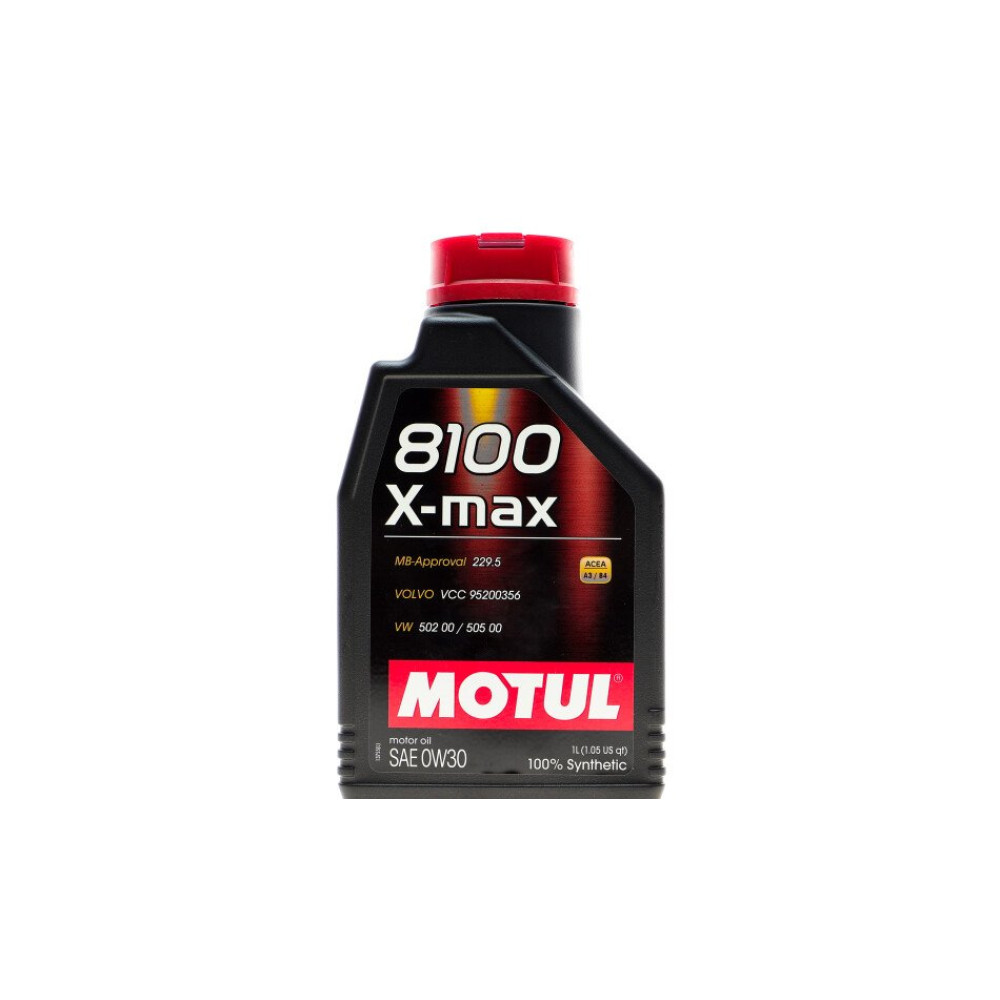 Масло моторное 8100 X-max 0W-30, 1л. MOTUL 347201