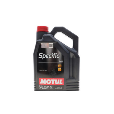 Олива моторна 100% синтетична для авто Specific A40 0W40 5L MOTUL 348306