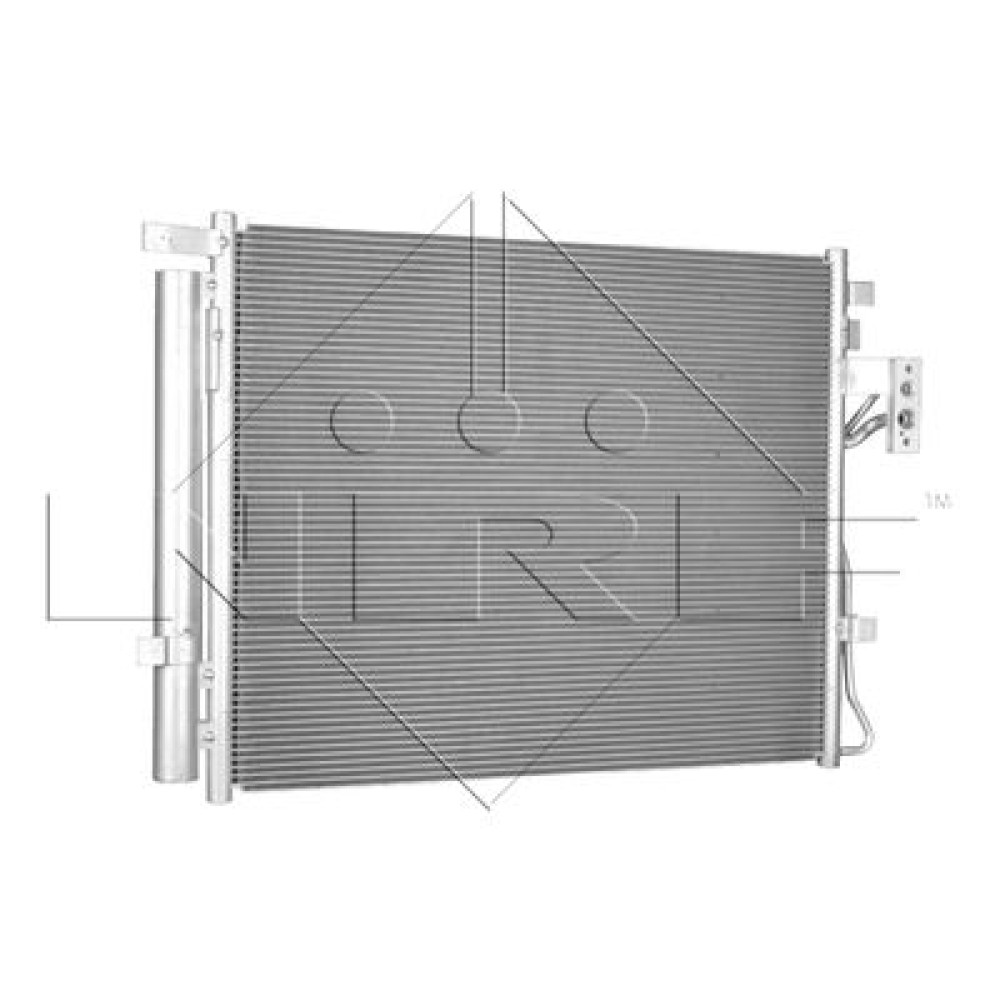 Радіатор кондиціонера NRF 350021