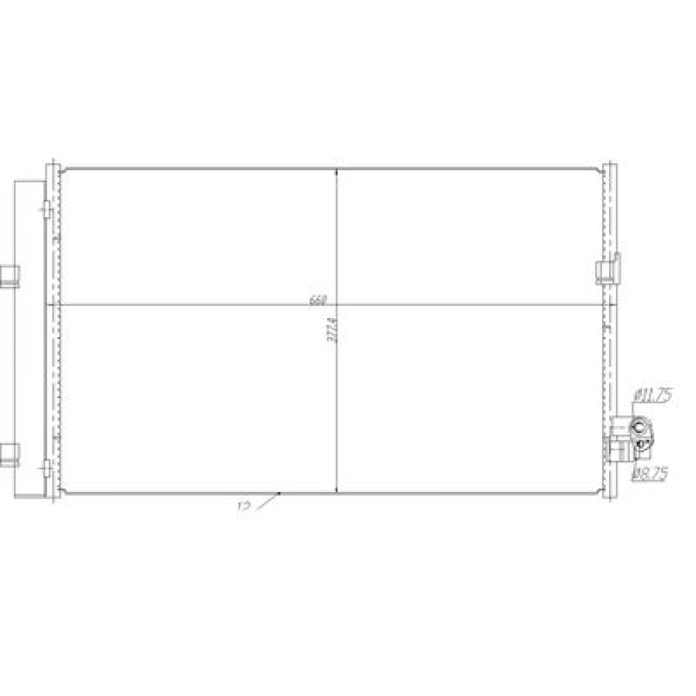 Конденсатор без хладогену NRF 350476