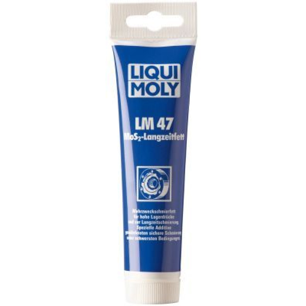 МАСЛО ШРКШ С ДИСУЛЬФИДОМ МОЛИБДЕНА LM 47 МоS2 LANGZEITFETT 0,1КГ LIQUI MOLY 3510