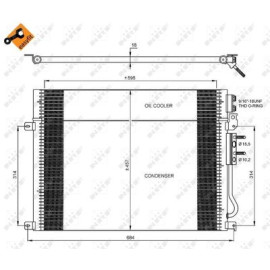 Радіатор кондиціонера NRF 35920
