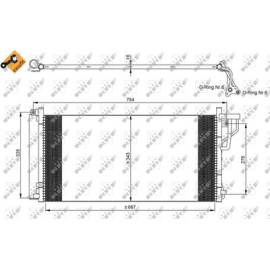 NRF 35962 Радиатор кондиционера NRF 35962