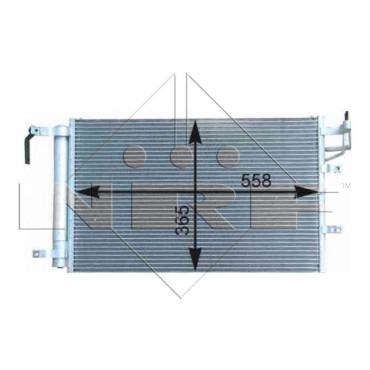 Радіатор кондиціонера NRF 35982