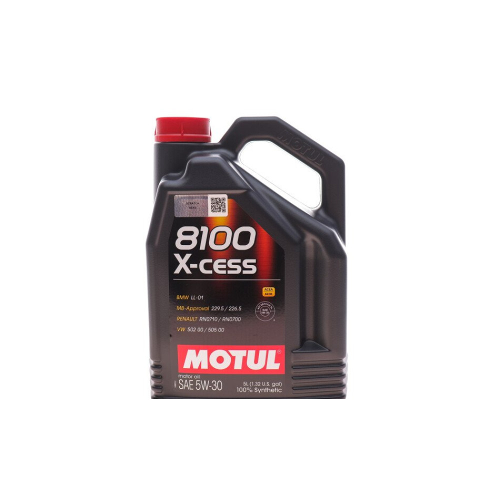 Олива моторна 8100 X-cess 5W-30, 5л. MOTUL 368106