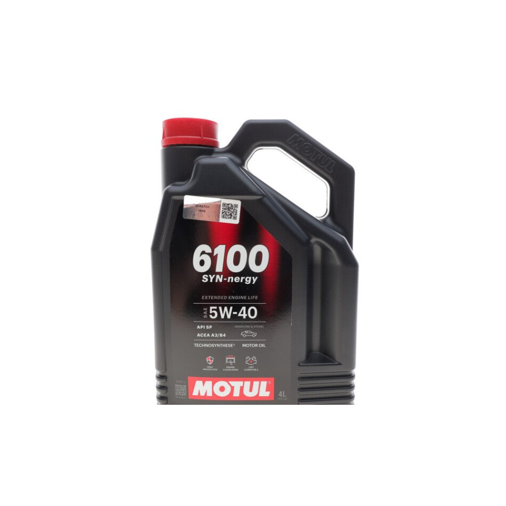 Олива моторна Technosynthese для авто 6100 Syn-nergy SAE 5W40 4l MOTUL 368450