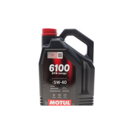 Олива моторна Technosynthese для авто 6100 Syn-nergy SAE 5W40 5l MOTUL 368451