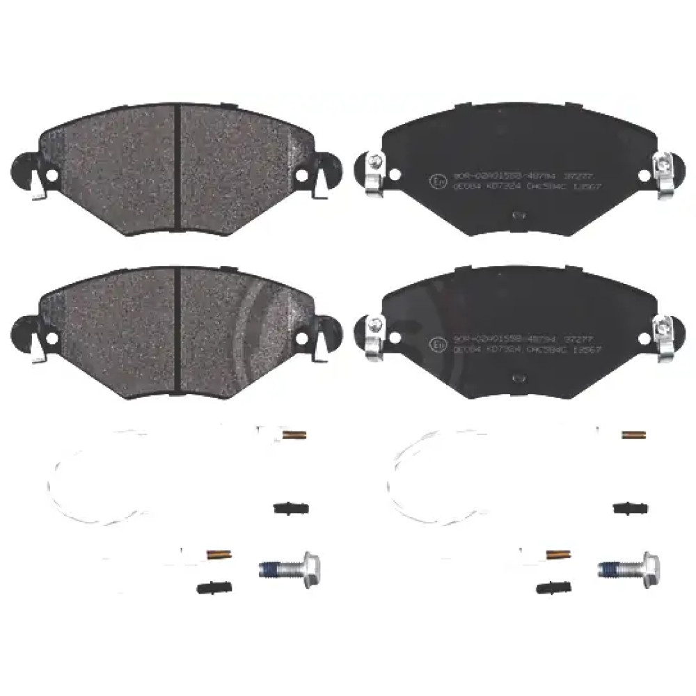 Гальмівні колодки пер. Citroen C5 01- (Bosch) ABS 37277